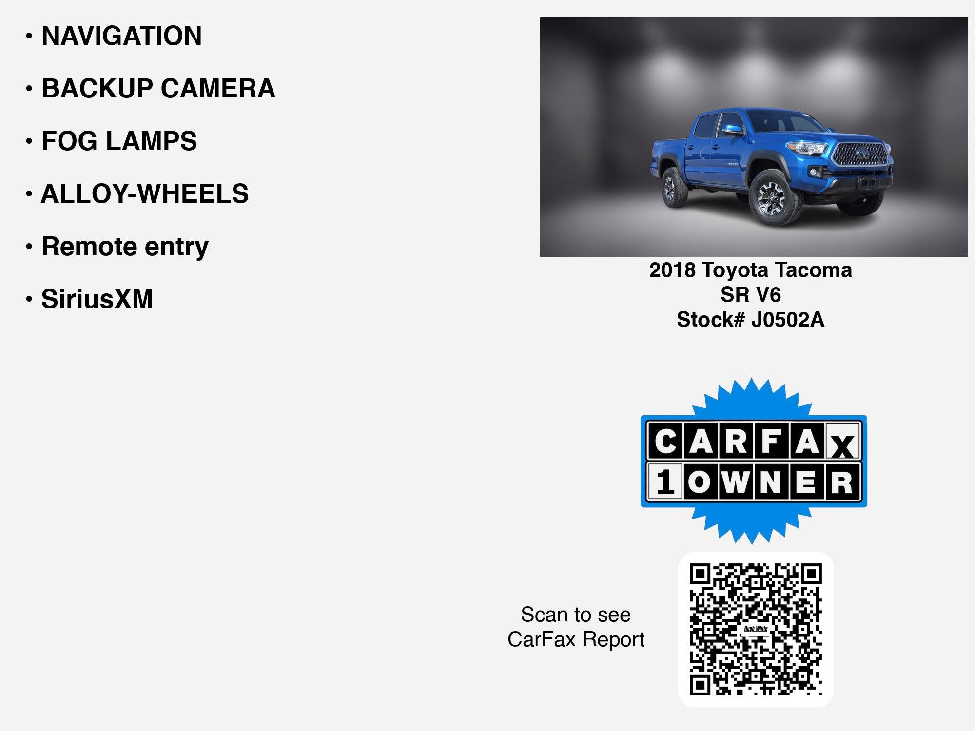 2018 Toyota Tacoma TRD Off-Road