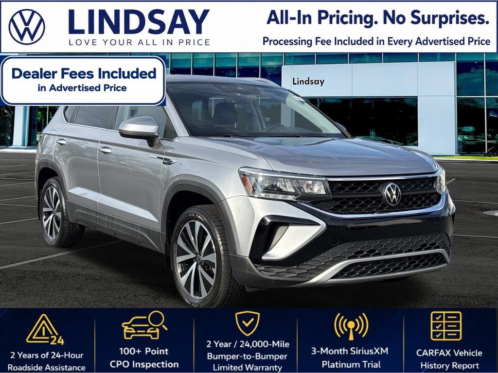 Certified 2023 Volkswagen Taos SE w/ Panoramic Sunroof Package