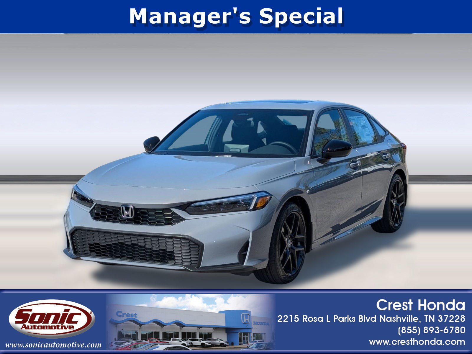 2026 Honda Civic FWD Hybrid Sedan