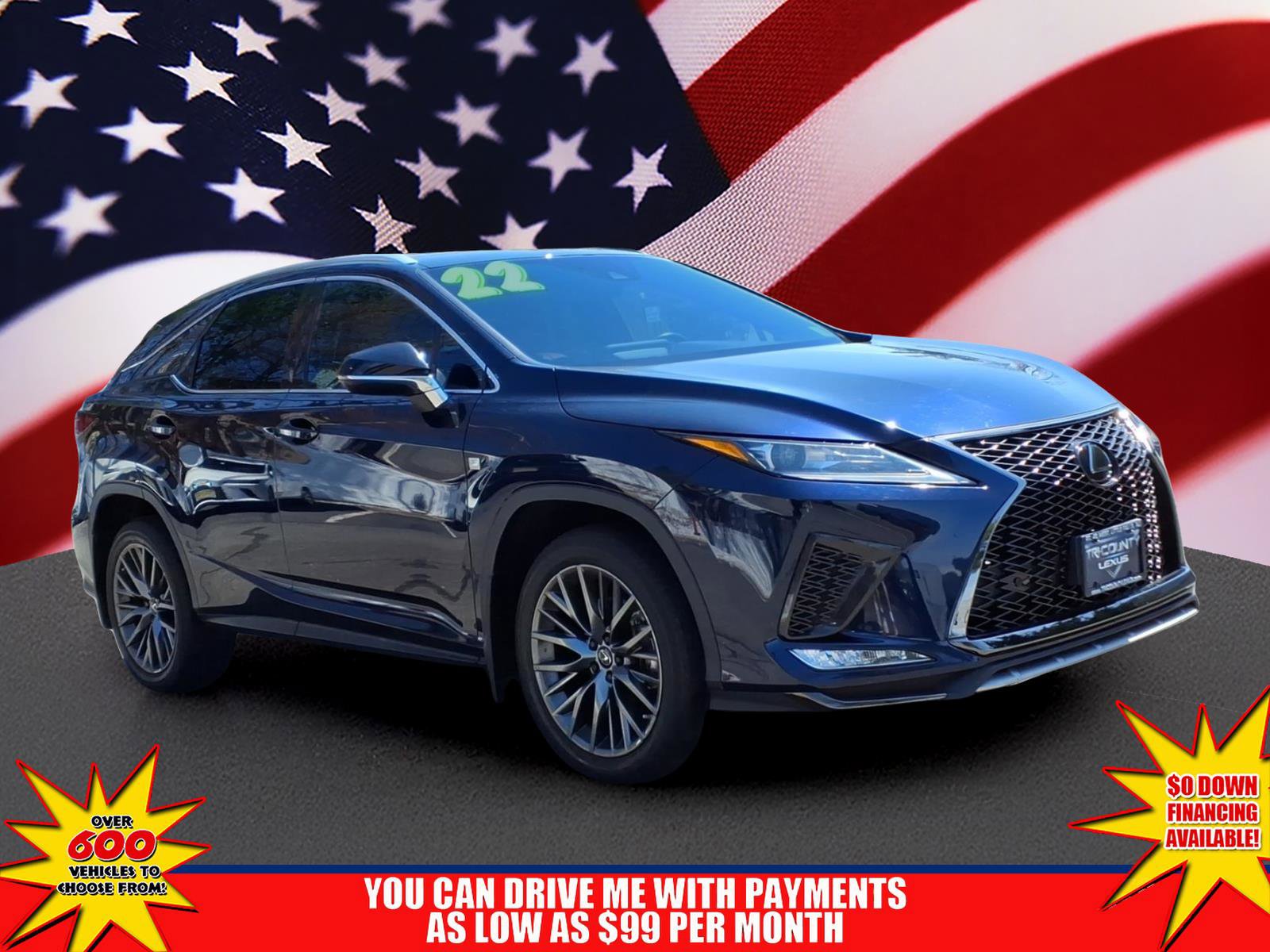 Certified 2022 Lexus RX 350 F Sport w/ Accessory Package