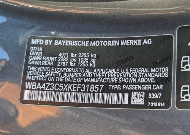 2019 BMW 430i xDrive Convertible