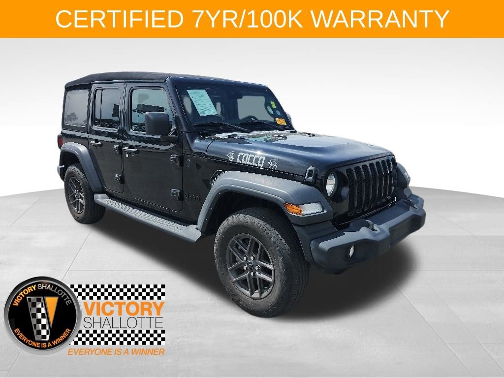 Certified 2024 Jeep Wrangler Unlimited Sport