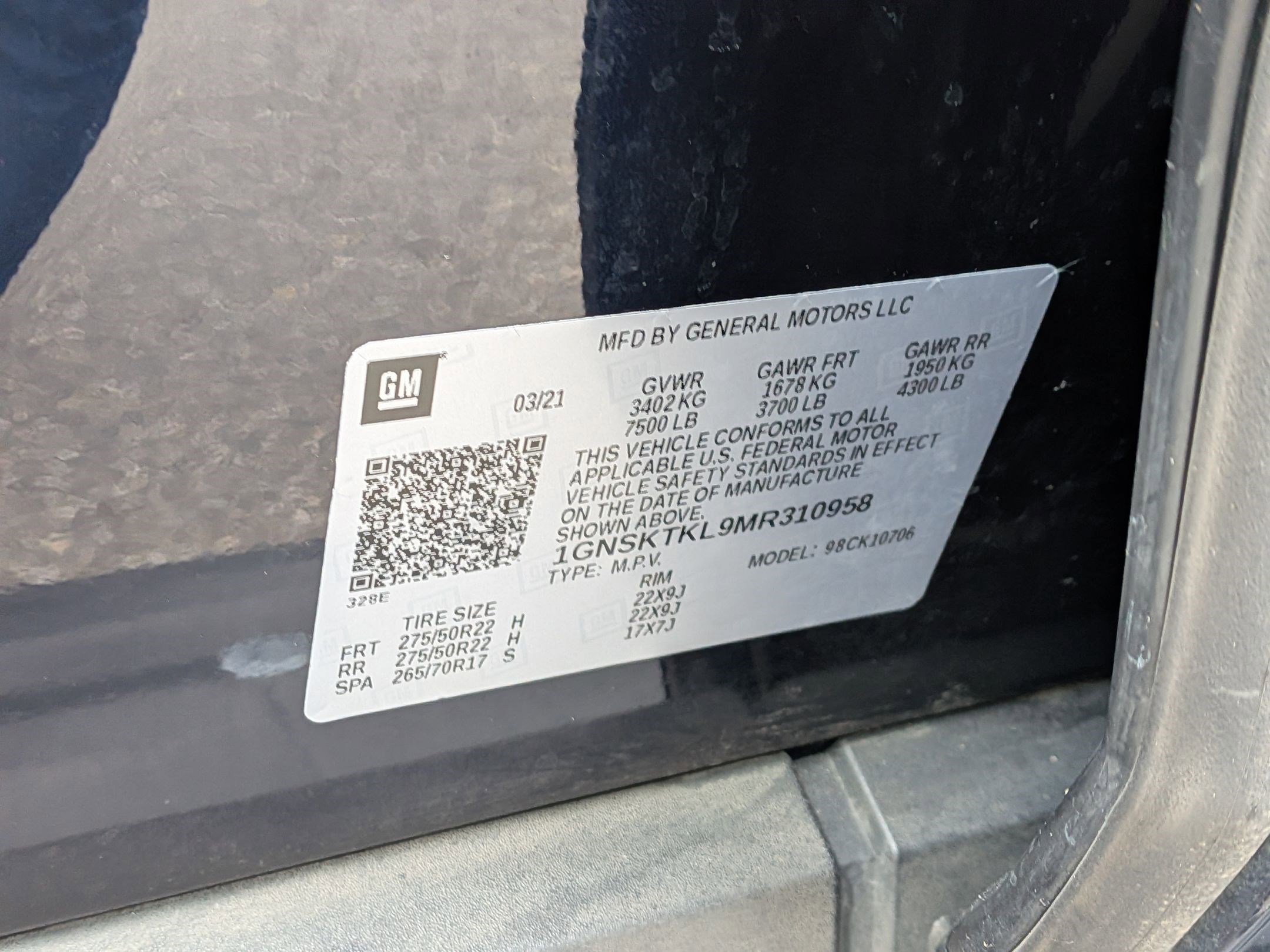 2021 Chevrolet Tahoe High Country