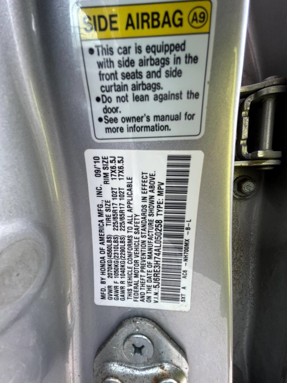 2010 Honda CR-V EX-L