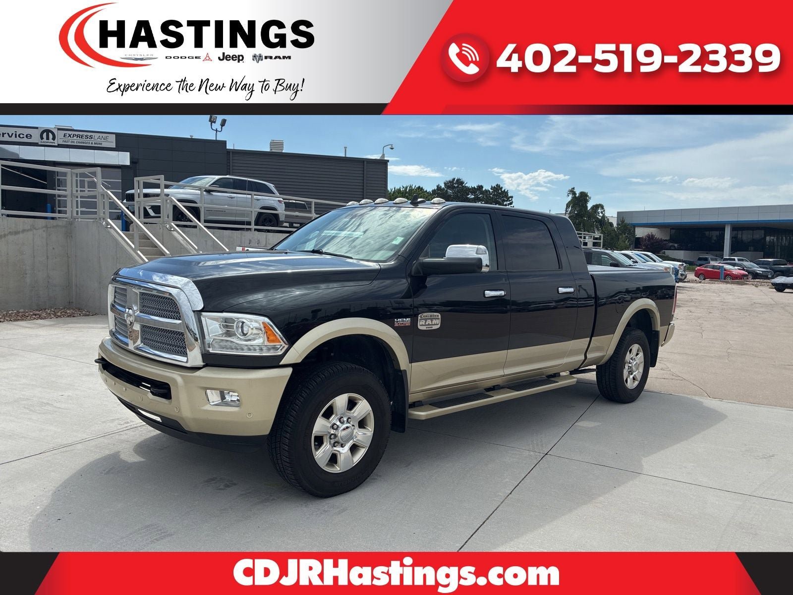 Used 2016 RAM 3500 Laramie Longhorn w/ Snow Chief Group