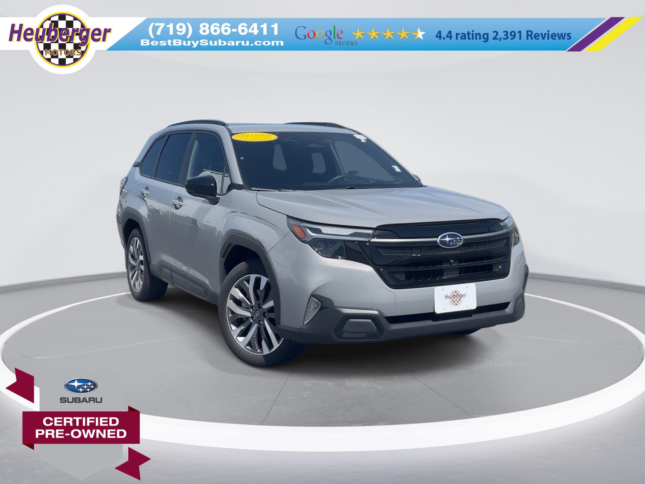 Certified 2025 Subaru Forester Touring w/ Protection Package