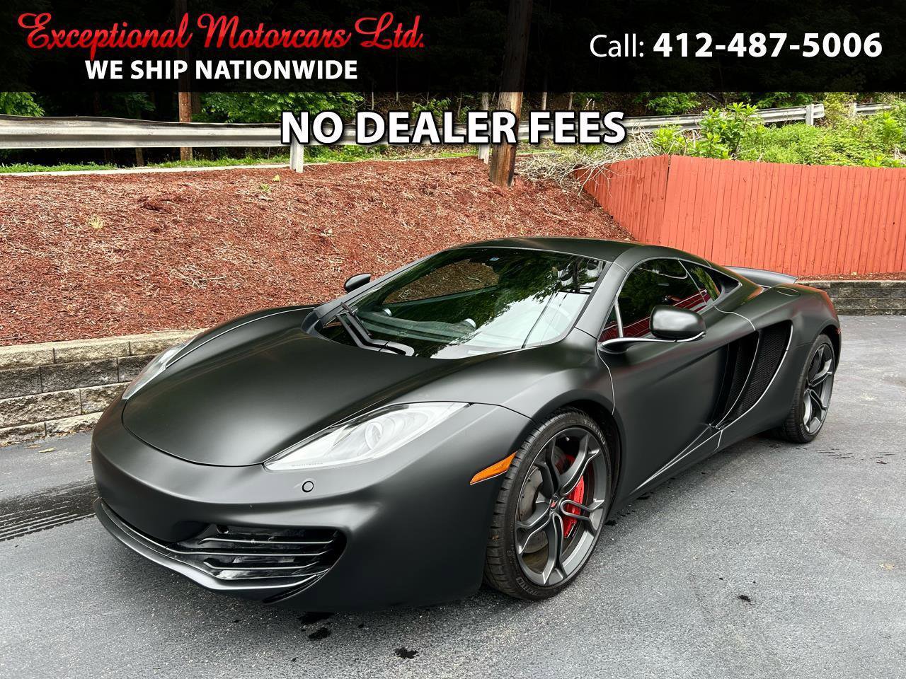 Used 2012 McLaren MP4-12C Coupe