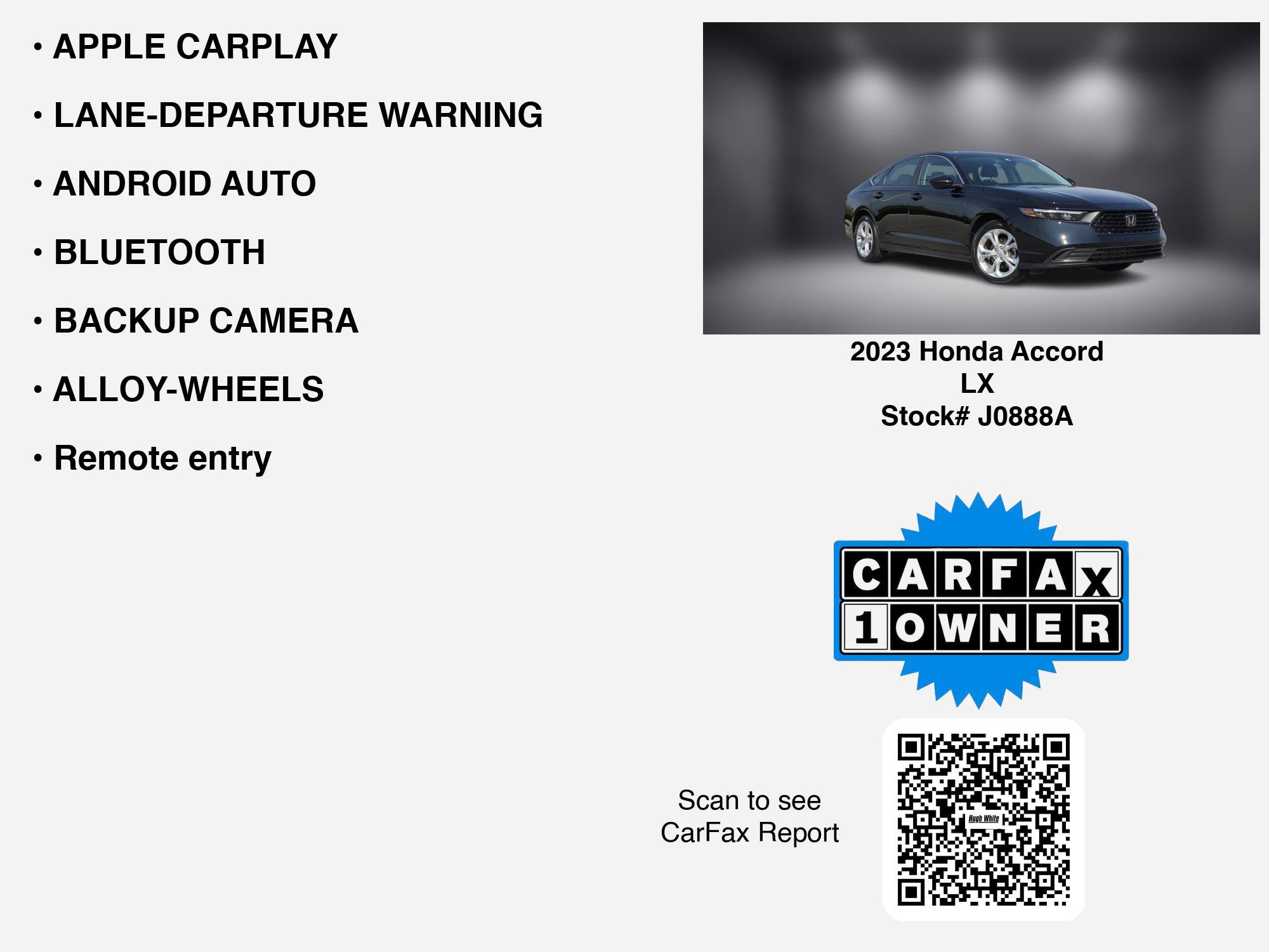 2023 Honda Accord LX