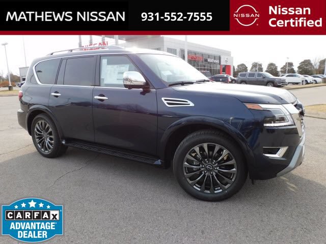 Certified 2023 Nissan Armada Platinum w/ Captain's Chairs Package