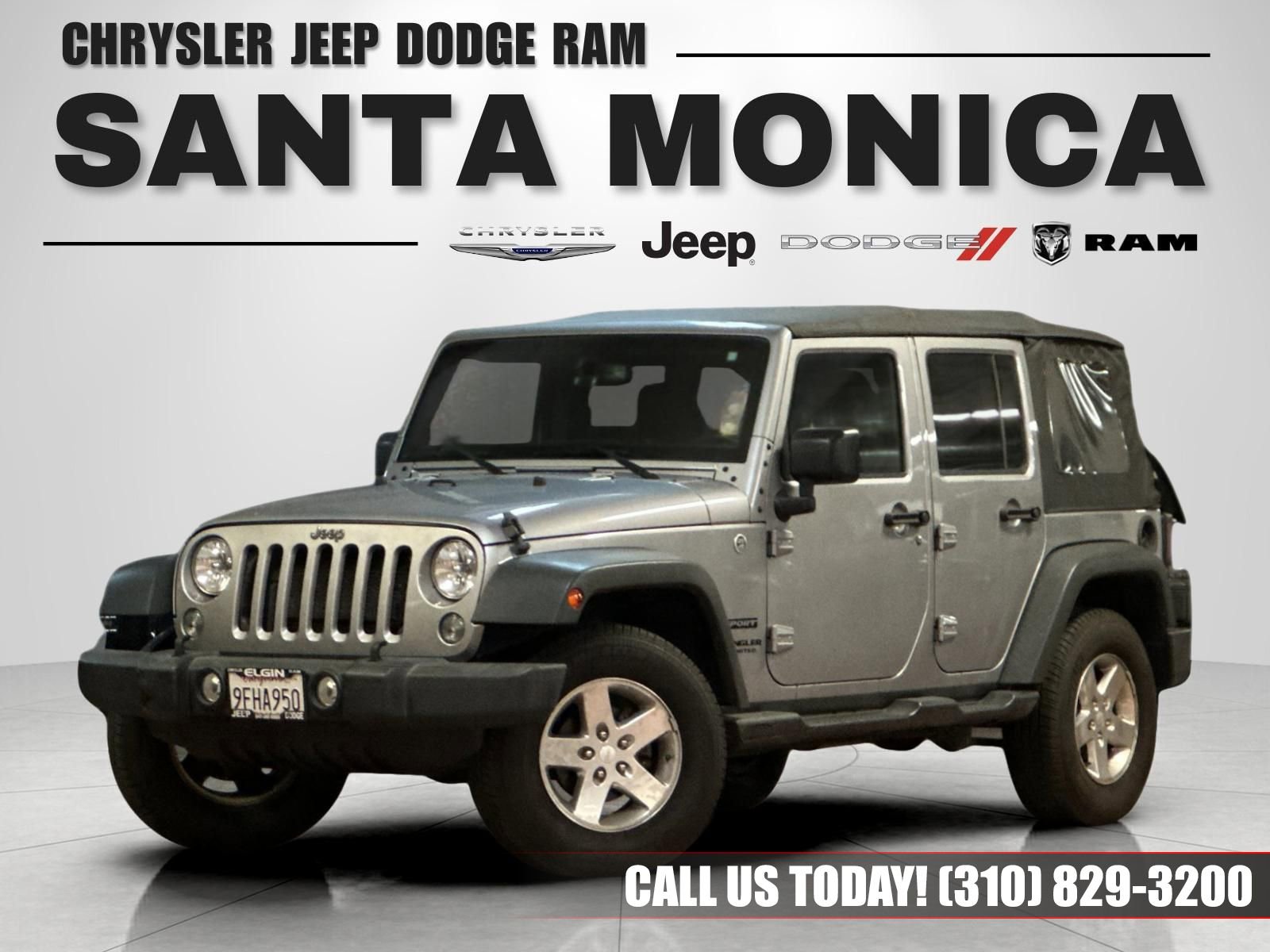 Used 2015 Jeep Wrangler Unlimited Sport w/ Quick Order Package 24S