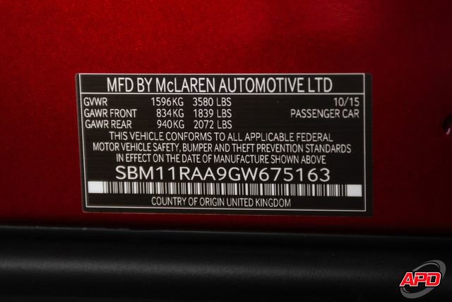 Used 2016 McLaren 675LT Coupe photo 98