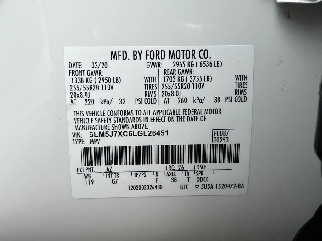 2020 Lincoln Aviator Reserve