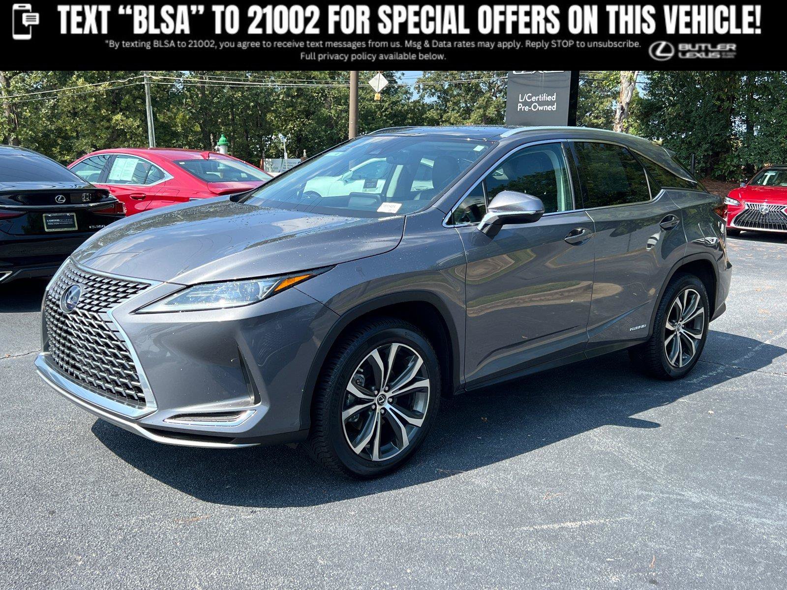 Certified 2021 Lexus RX 450h AWD w/ Premium Package