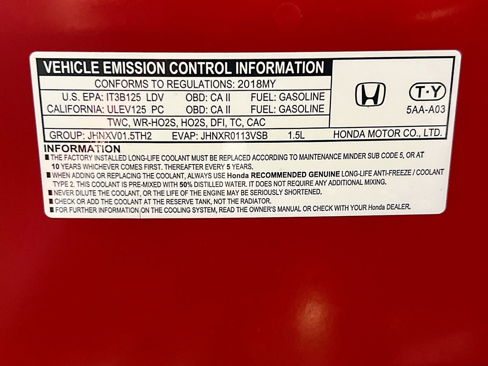 2018 Honda Civic EX-L