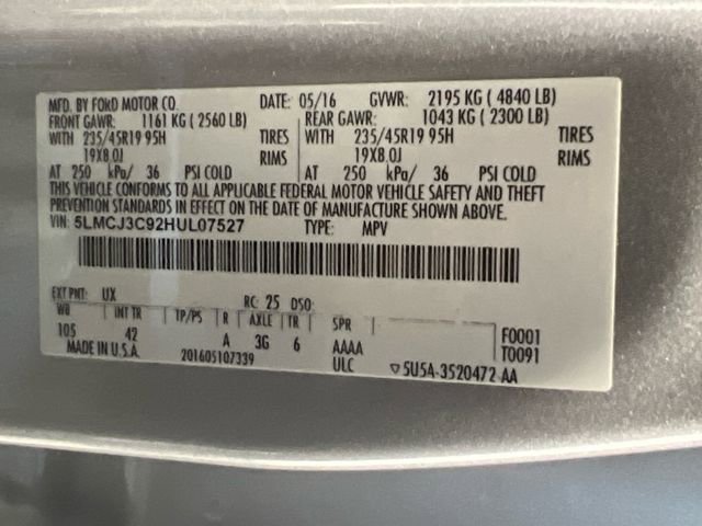 2017 Lincoln MKC Reserve