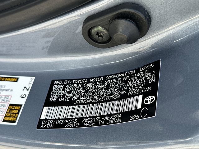 2025 Toyota Corolla SE