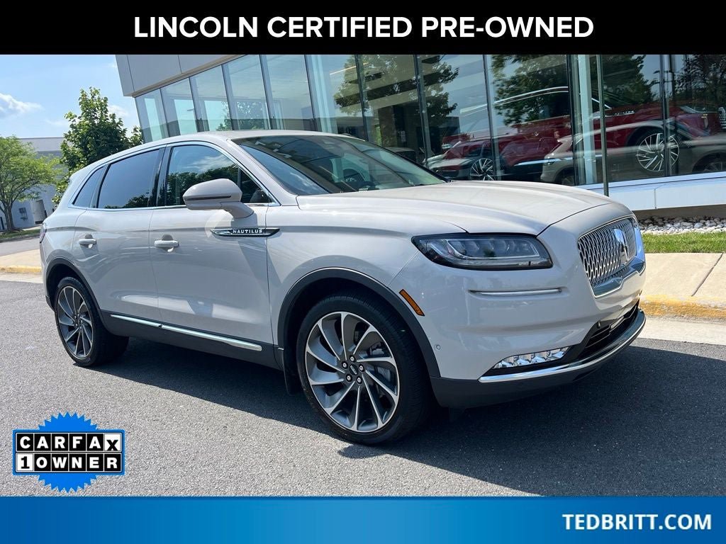 Certified 2023 Lincoln Nautilus Reserve w/ Equipment Group 202A