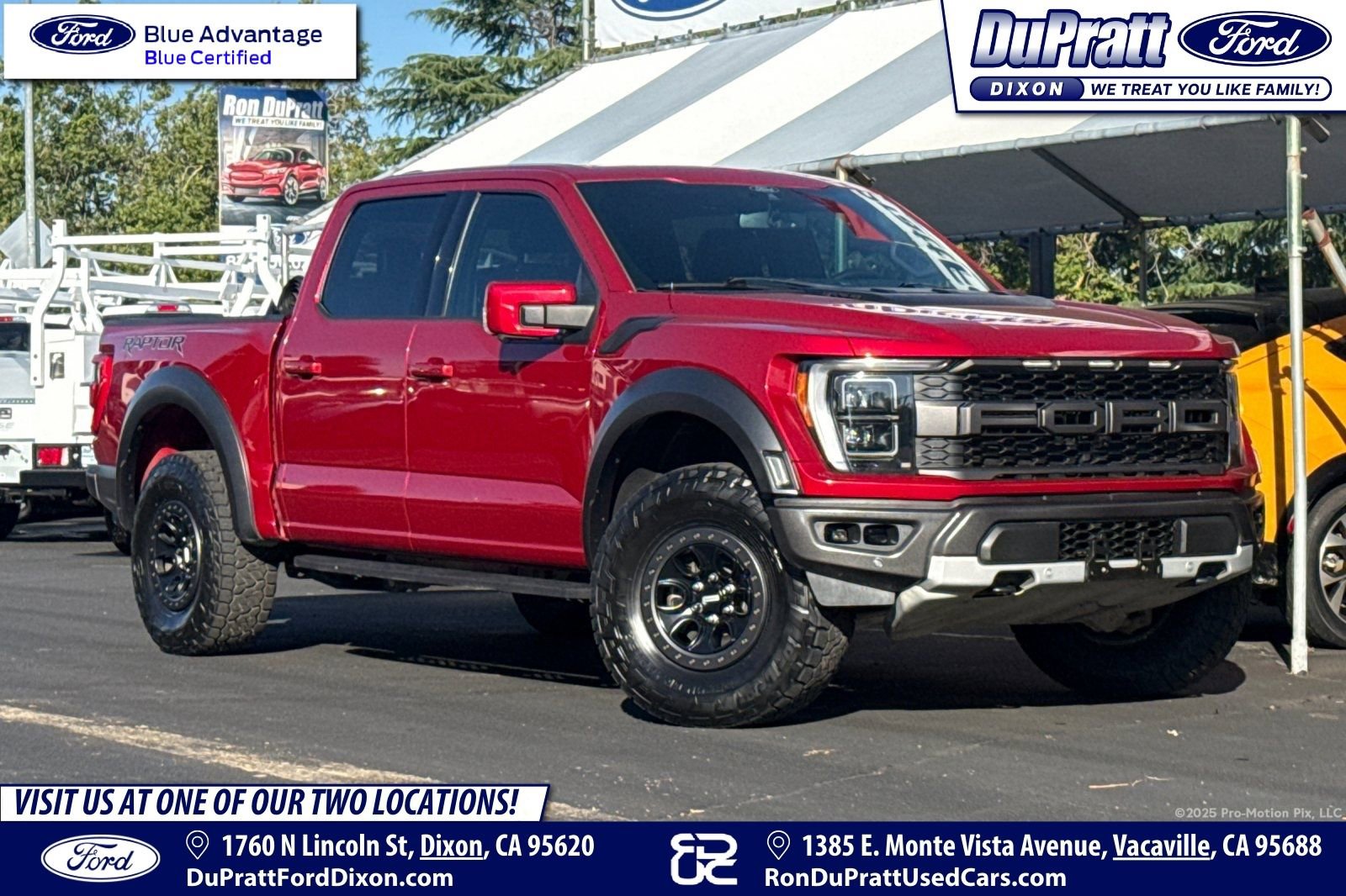 Certified 2022 Ford F150 Raptor w/ Equipment Group 801A High