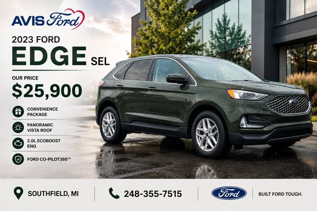 Certified 2023 Ford Edge SEL w/ Convenience Package
