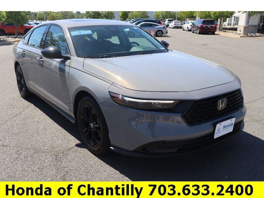 Certified 2025 Honda Accord SE