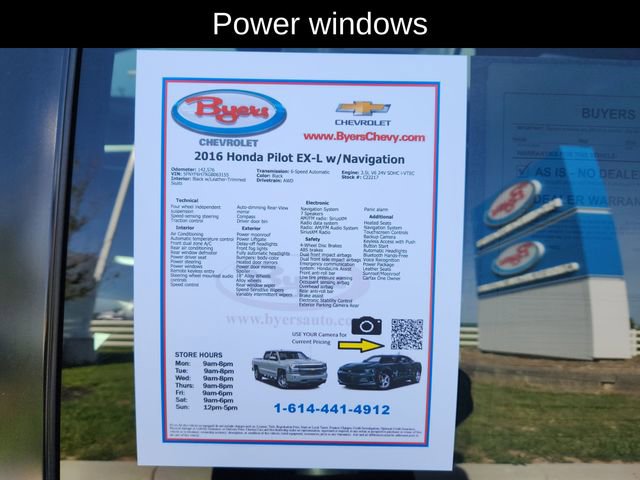 2016 Honda Pilot EX-L