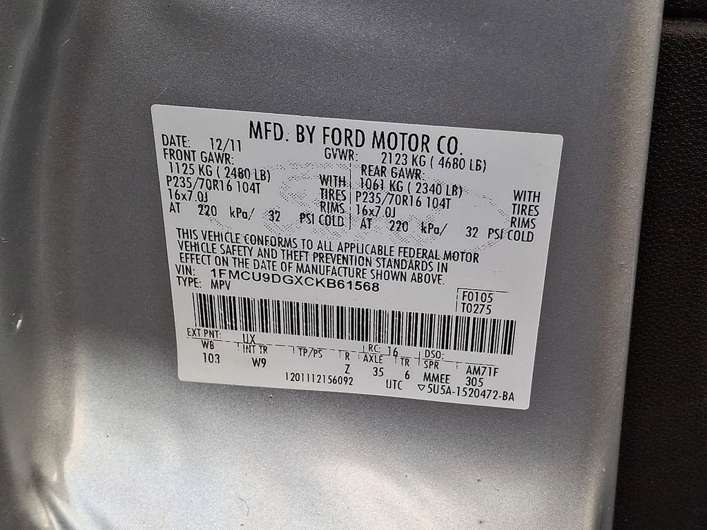 2012 Ford Escape XLT