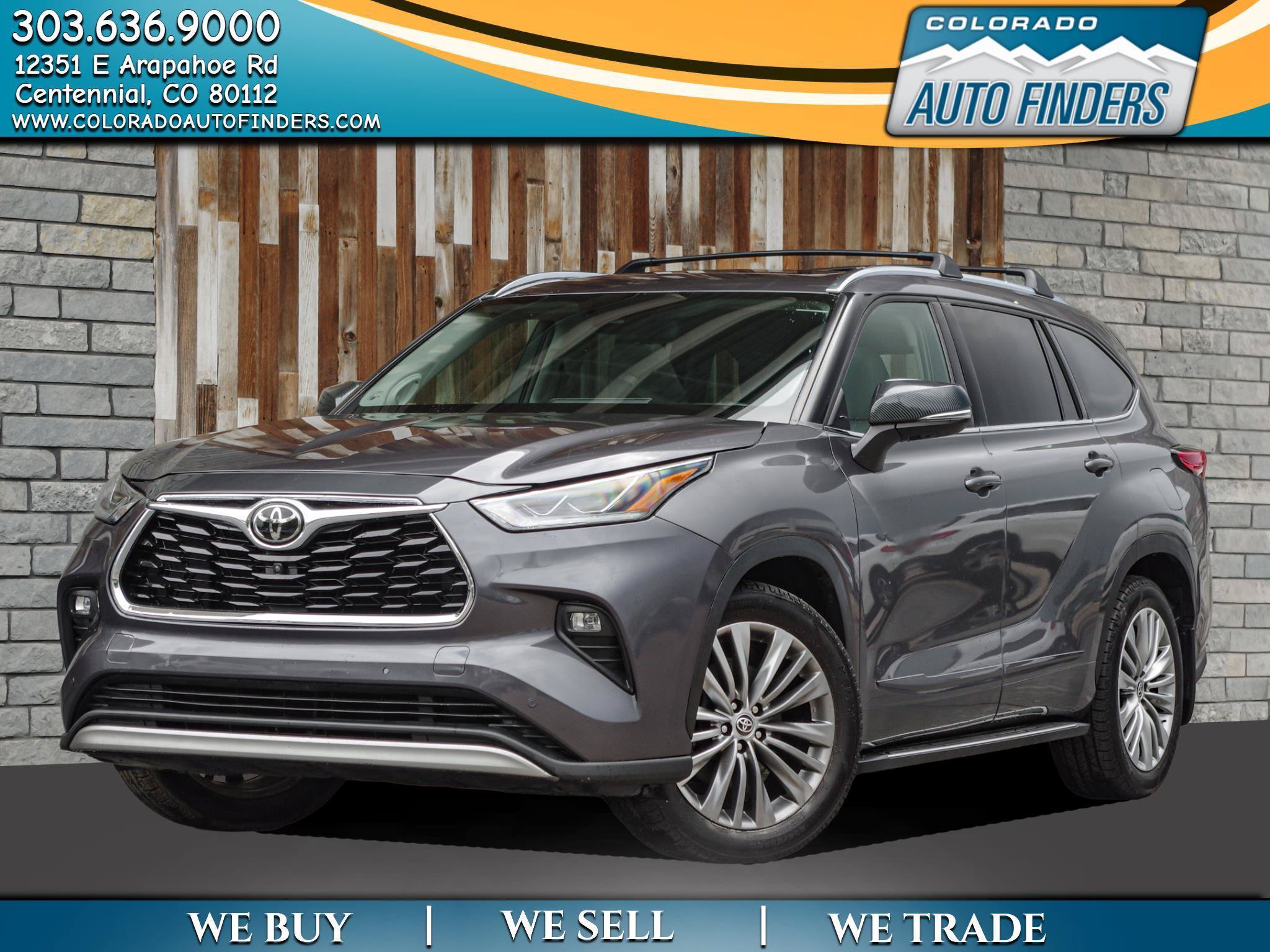 Used Toyota Highlander Platinum for Sale in Aurora, CO - Autotrader