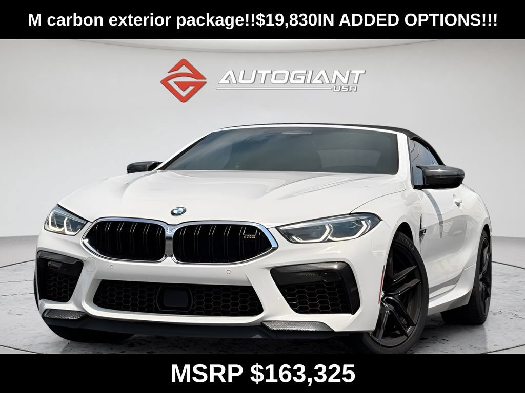 Used 2020 BMW M8 Convertible w/ M Carbon Exterior Package