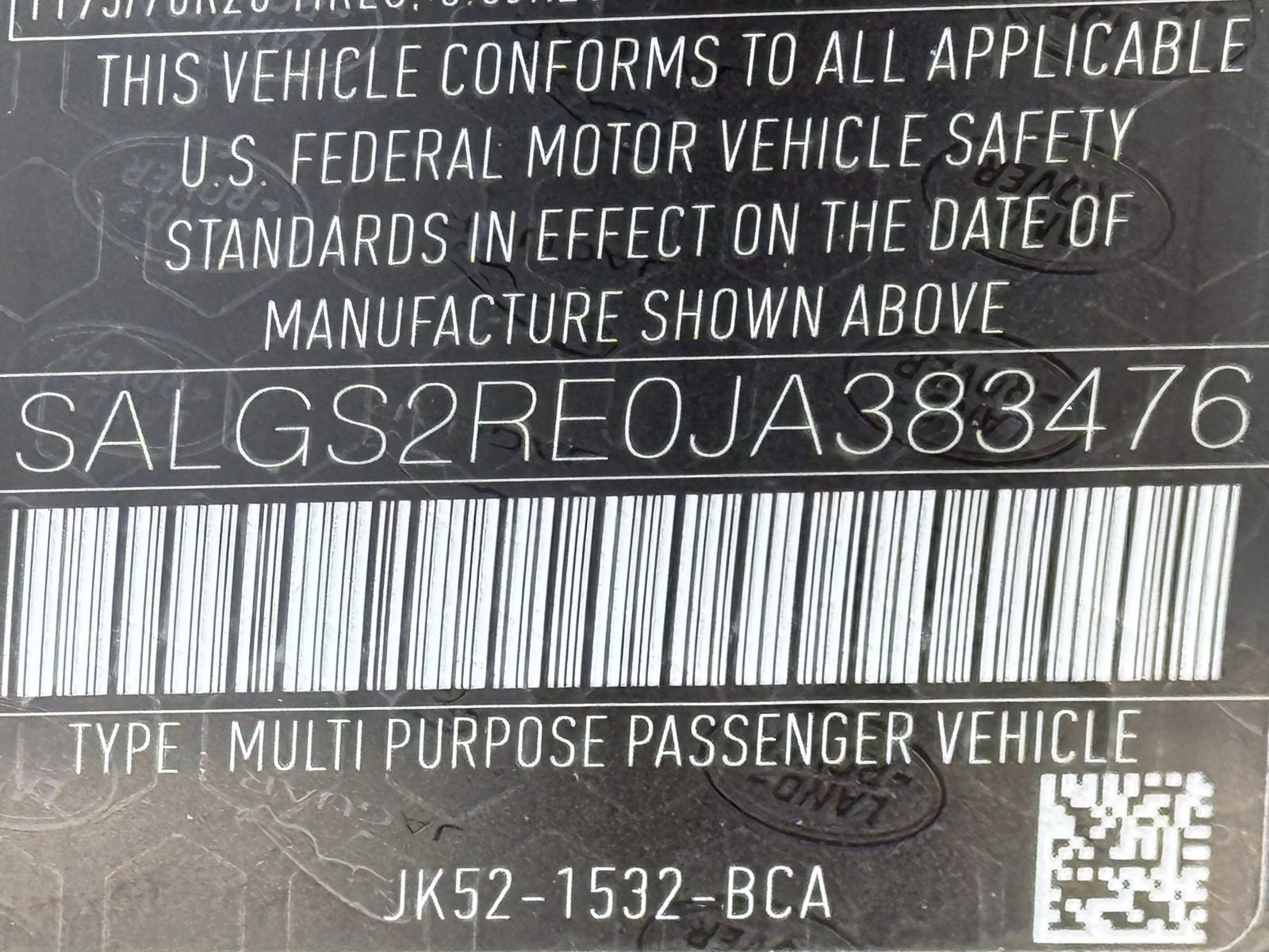 2018 Land Rover Range Rover Supercharged