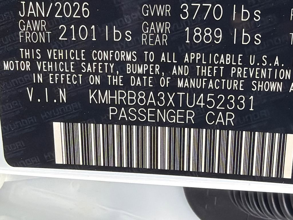 2026 Hyundai Venue SE