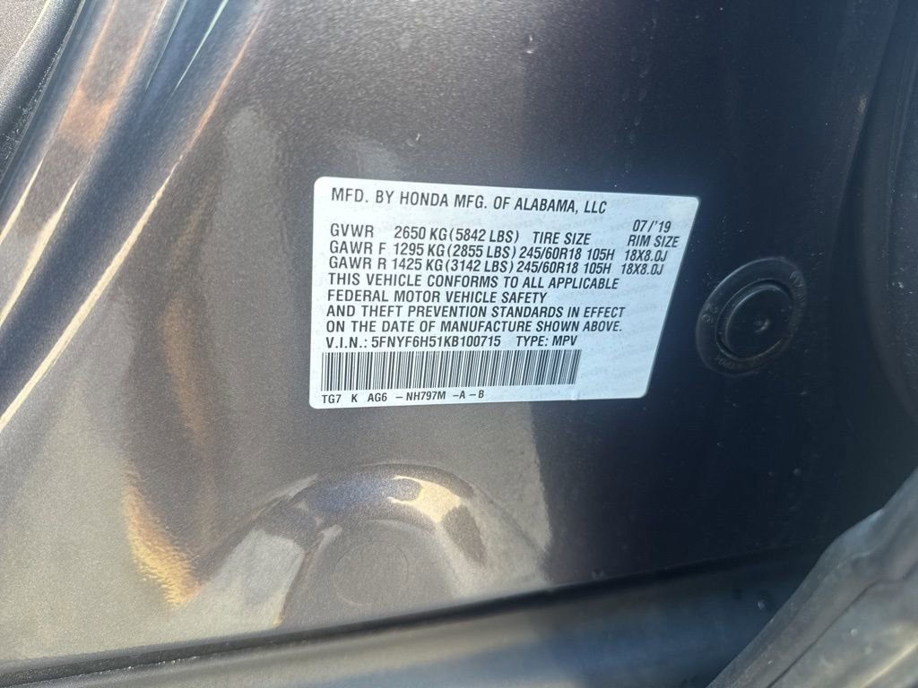 2019 Honda Pilot EX-L