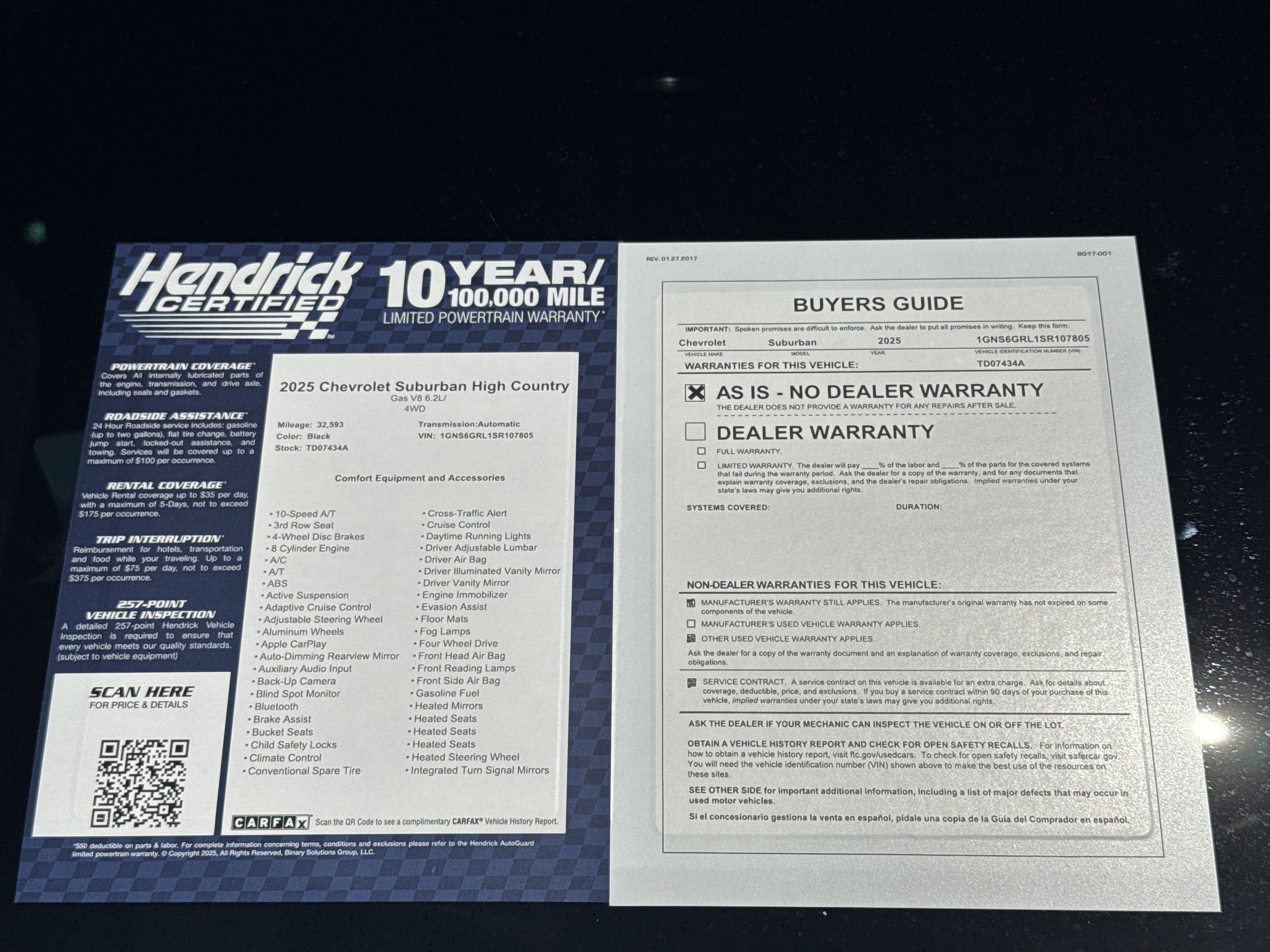 2025 Chevrolet Suburban High Country