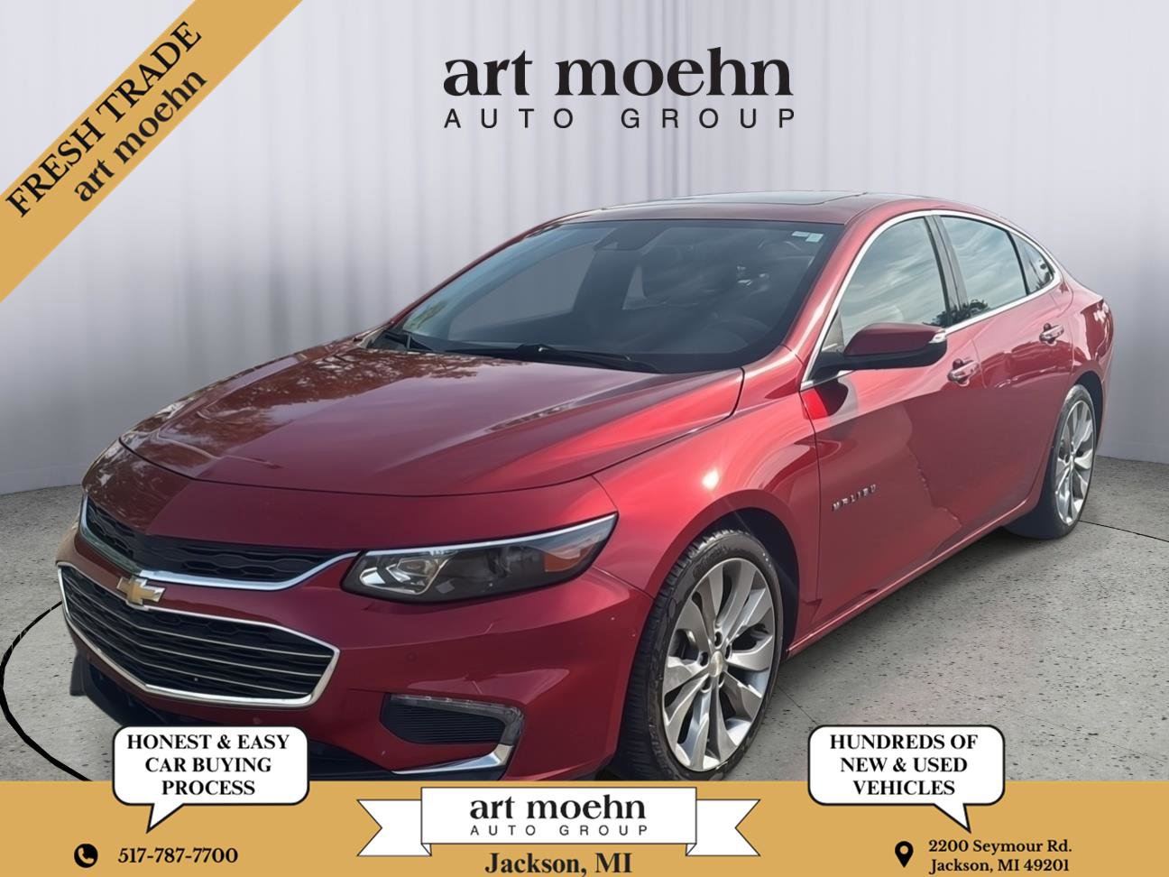 Used 2016 Chevrolet Malibu Premier w/ Driver Confidence Package II