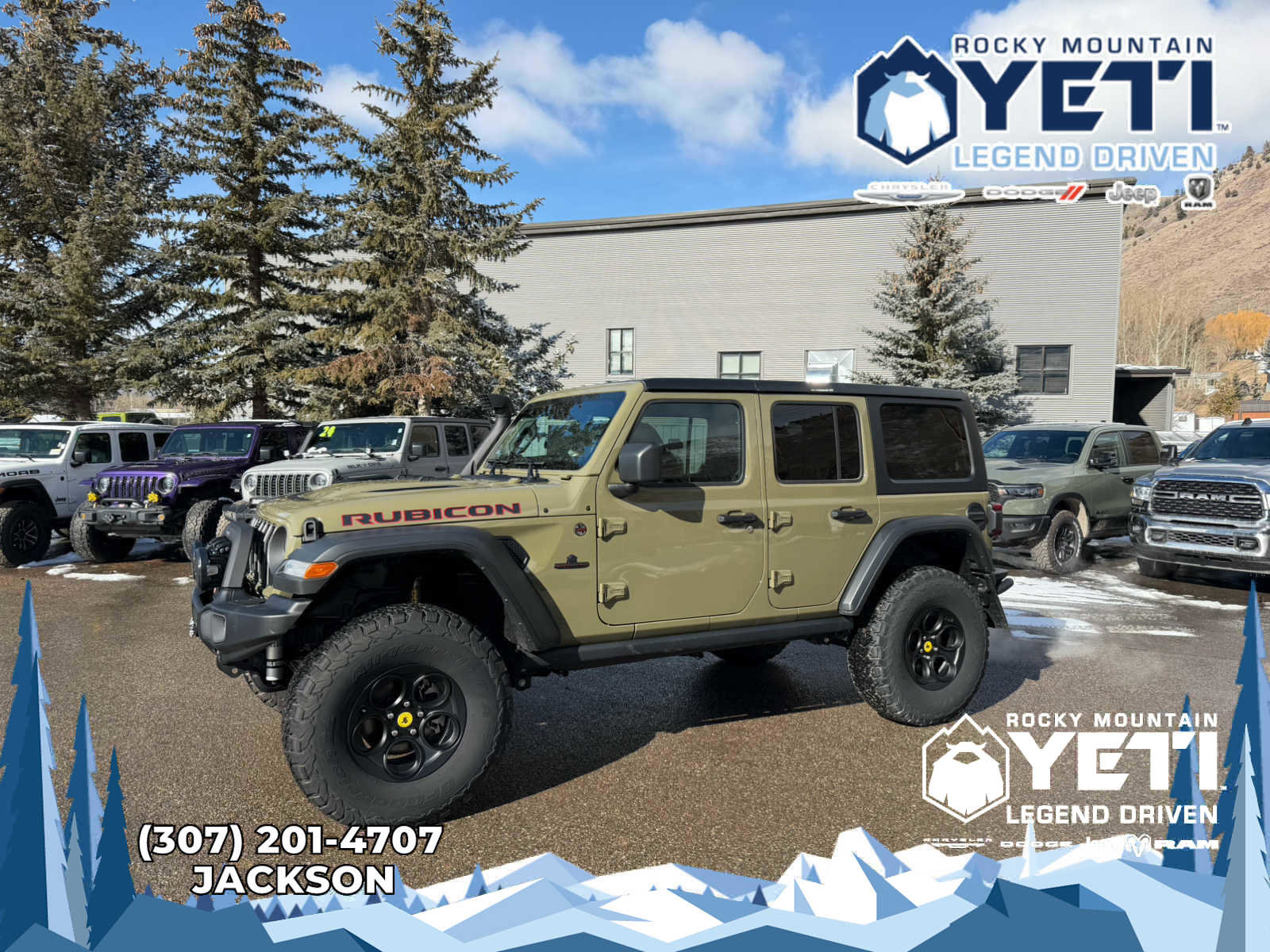 New 2025 Jeep Wrangler Unlimited Rubicon w/ Convenience Group