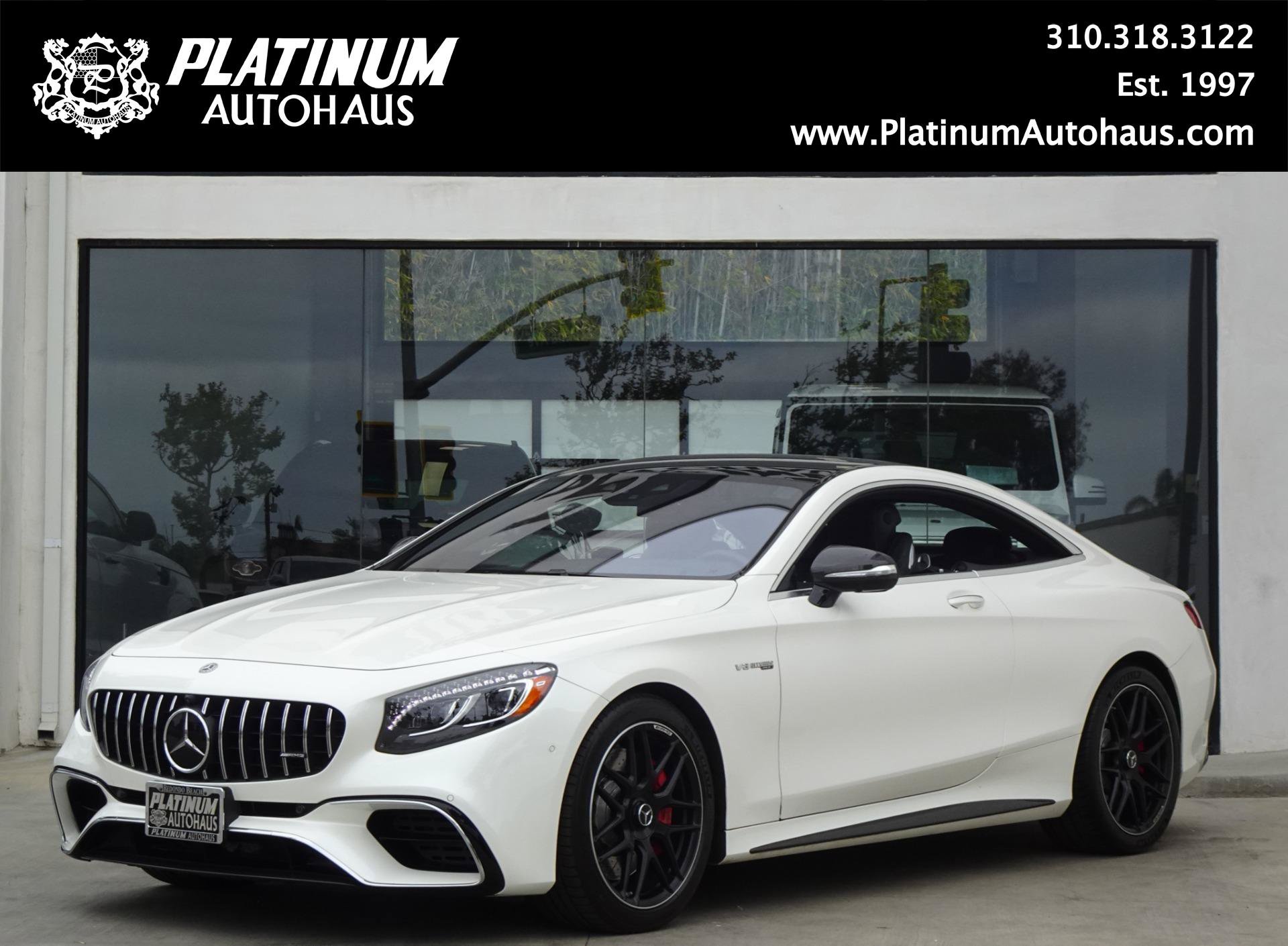 Used 2018 Mercedes-Benz S 63 AMG 4MATIC Coupe w/ Carbon Fiber Package
