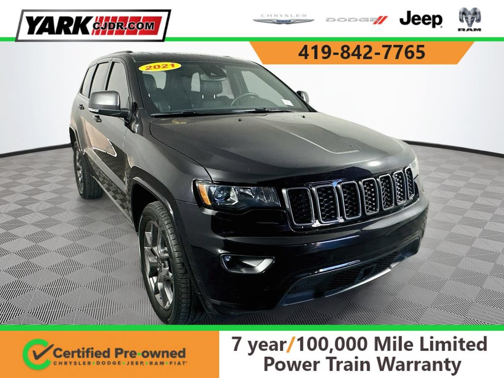 Certified 2021 Jeep Grand Cherokee Limited w/ Quick Order Package 28K 80th