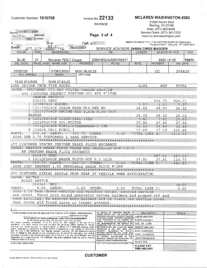Used 2021 McLaren 765LT photo 47