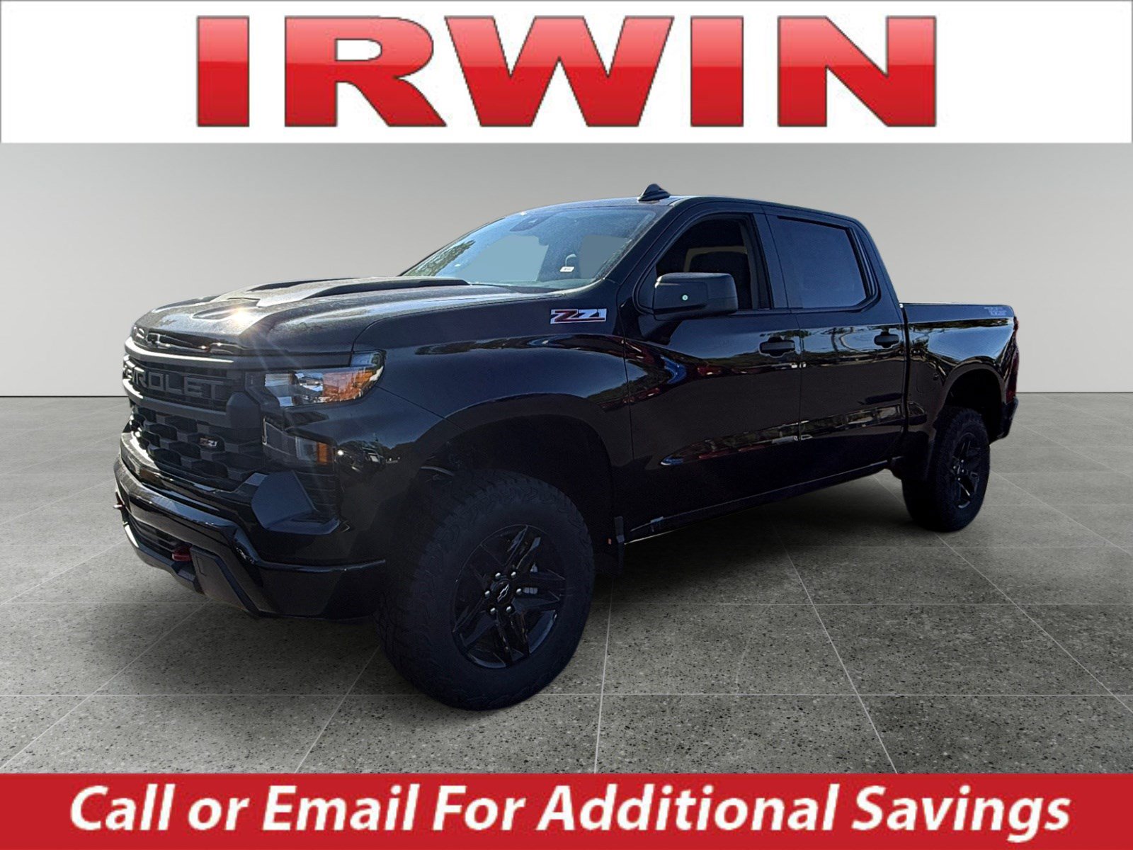 New 2026 Chevrolet Silverado 1500 Custom Trail Boss w/ LPO, Dark Essentials Package