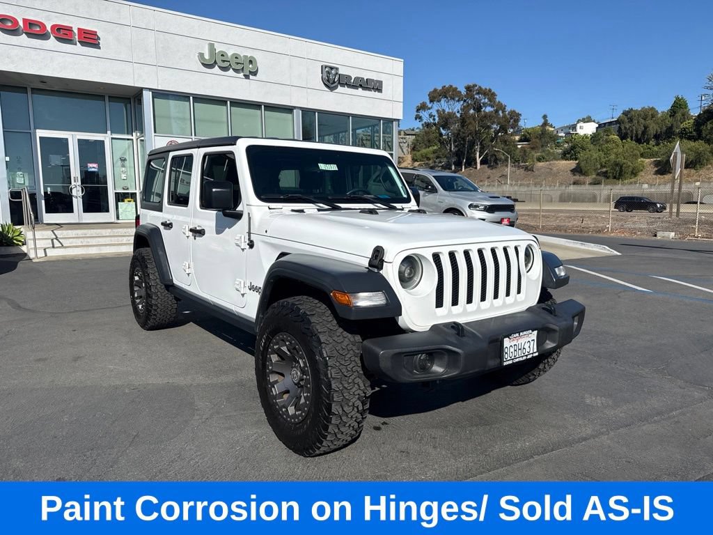 Certified 2018 Jeep Wrangler Unlimited Sport