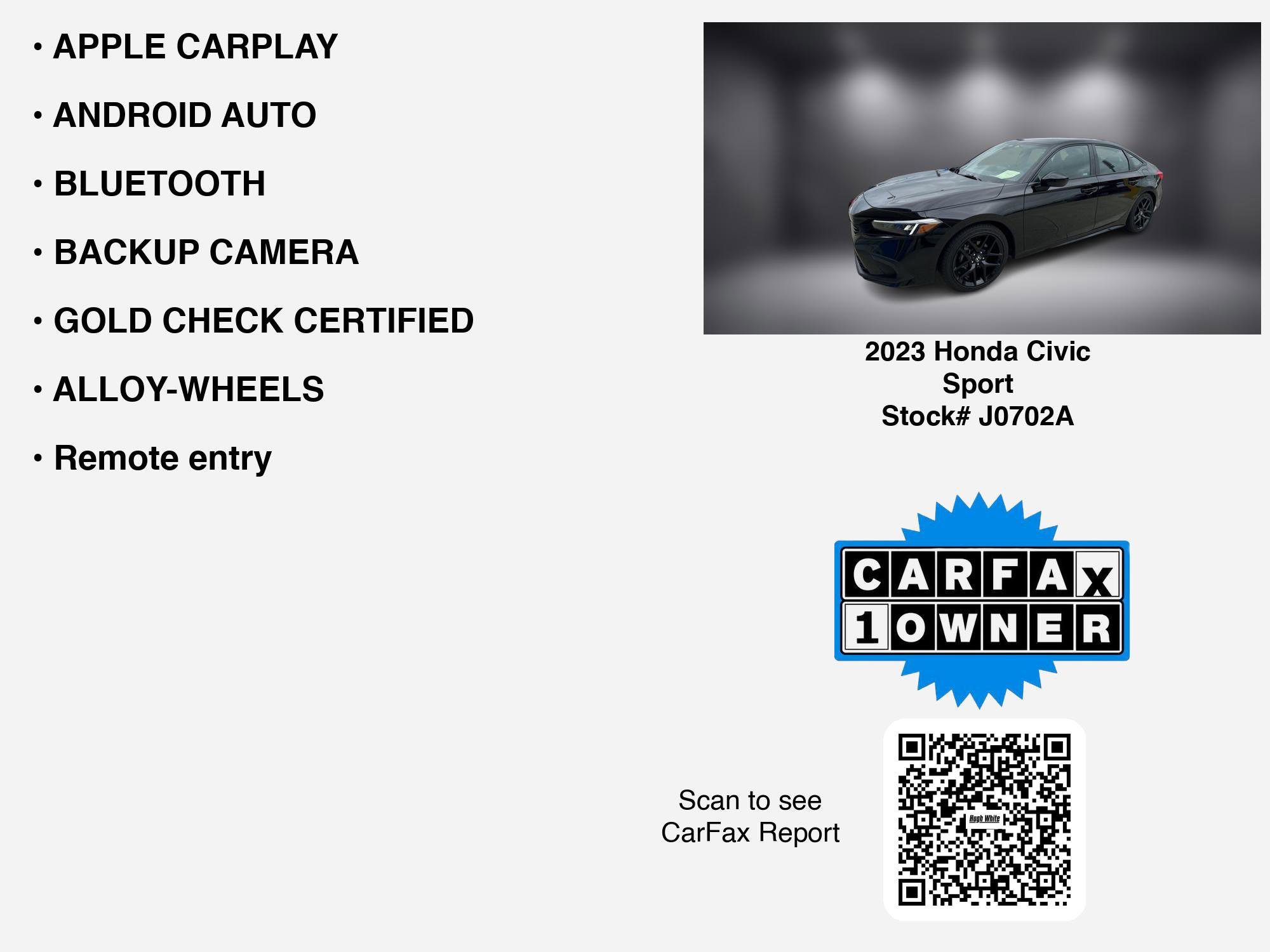 2023 Honda Civic Sport