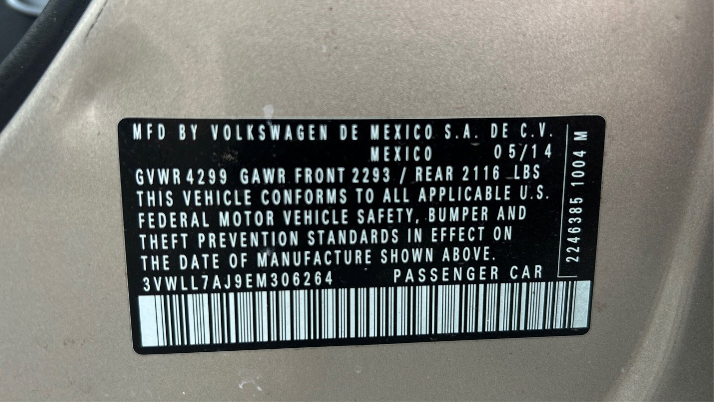 2014 Volkswagen Jetta TDI Value Edition