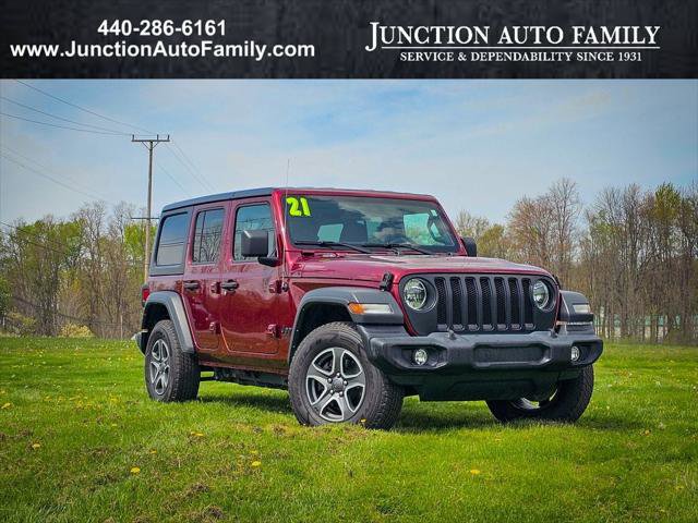 Certified 2021 Jeep Wrangler Unlimited Sport