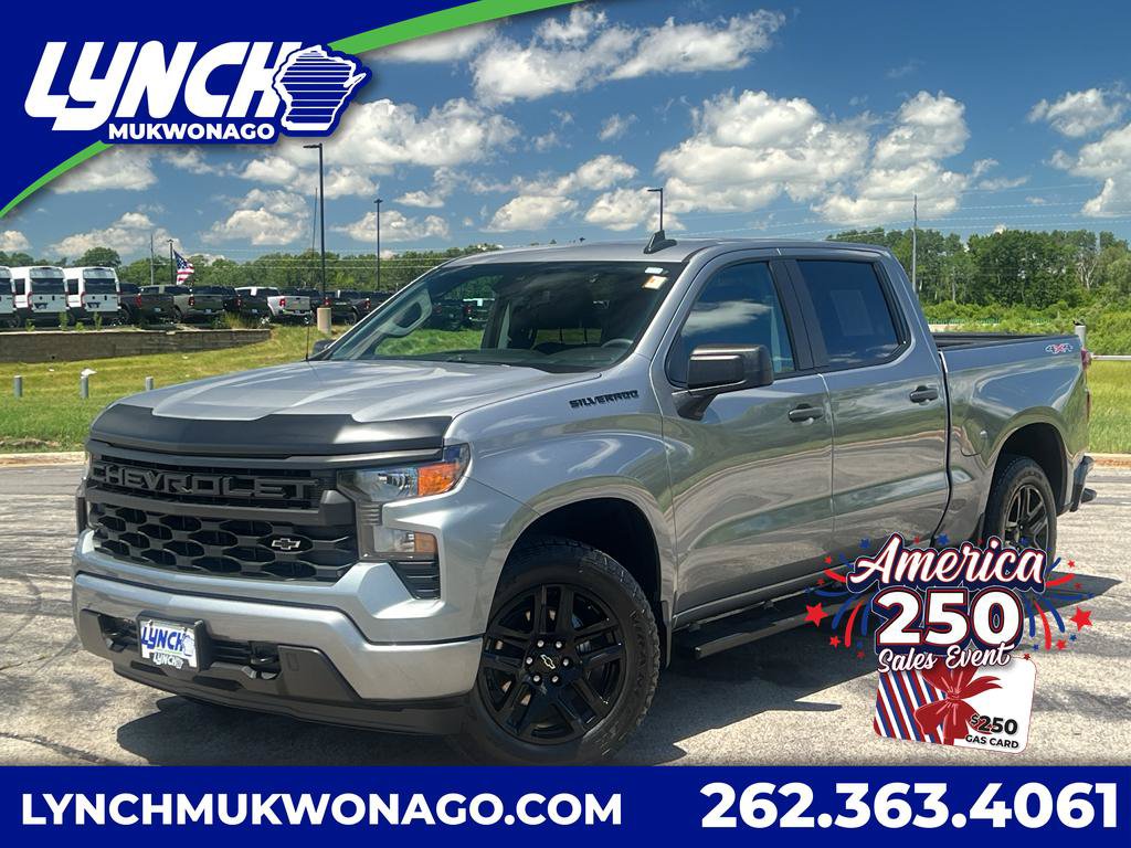 Used 2023 Chevrolet Silverado 1500 Custom w/ LPO, Dark Essentials Package