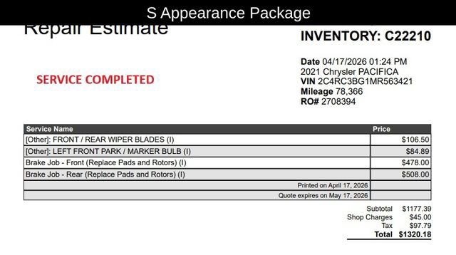 2021 Chrysler Pacifica Touring-L
