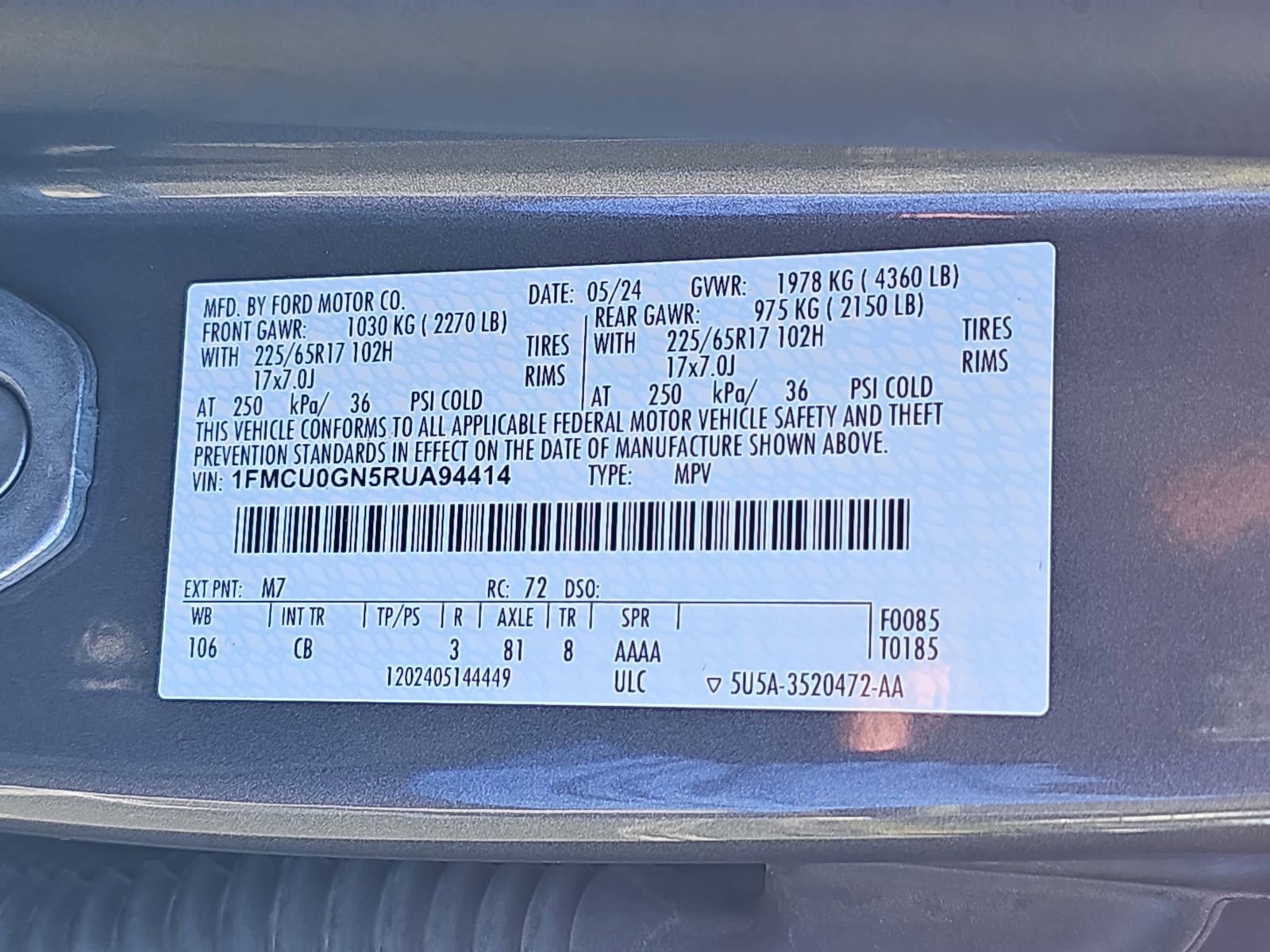 2024 Ford Escape Active