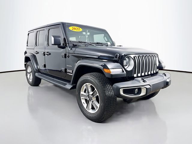 Used 2022 Jeep Wrangler Unlimited Sahara w/ LED Lighting Group