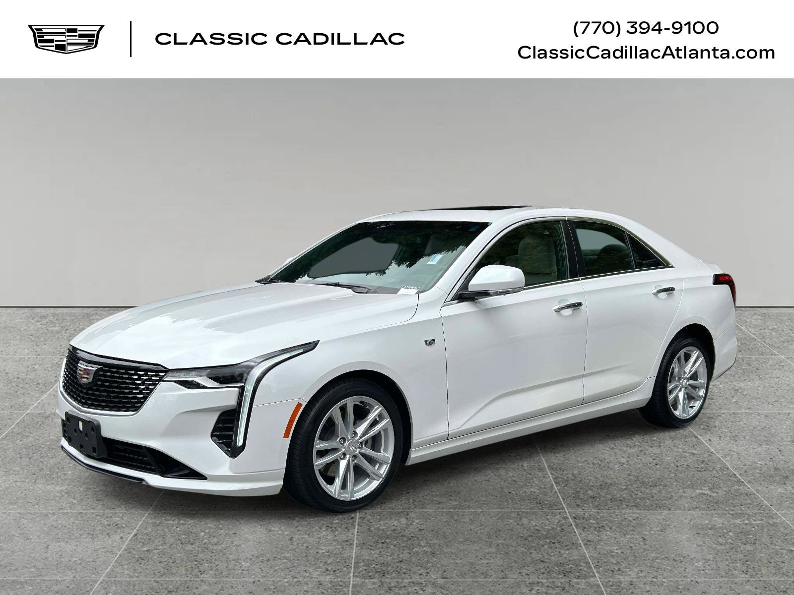 Certified 2023 Cadillac CT4 Luxury w/ Sun And Sound Package