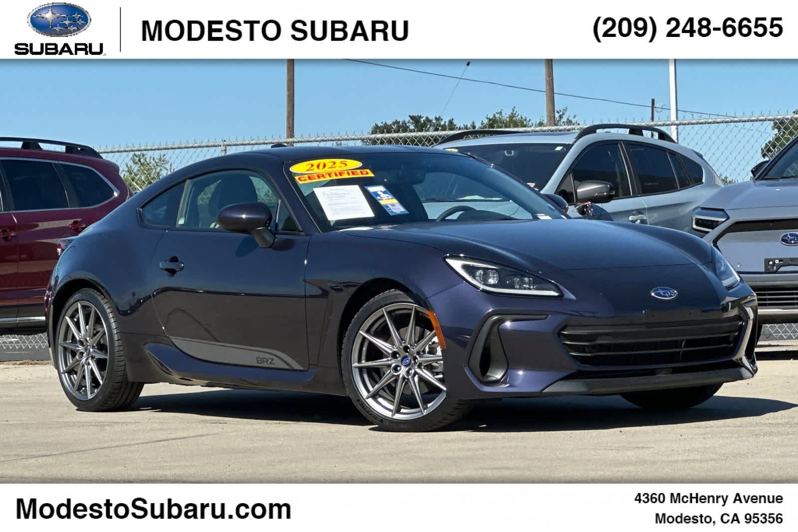 Certified 2025 Subaru BRZ Limited w/ Popular Package 1