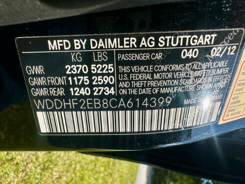 2012 Mercedes-Benz E 350 BlueTEC Sedan