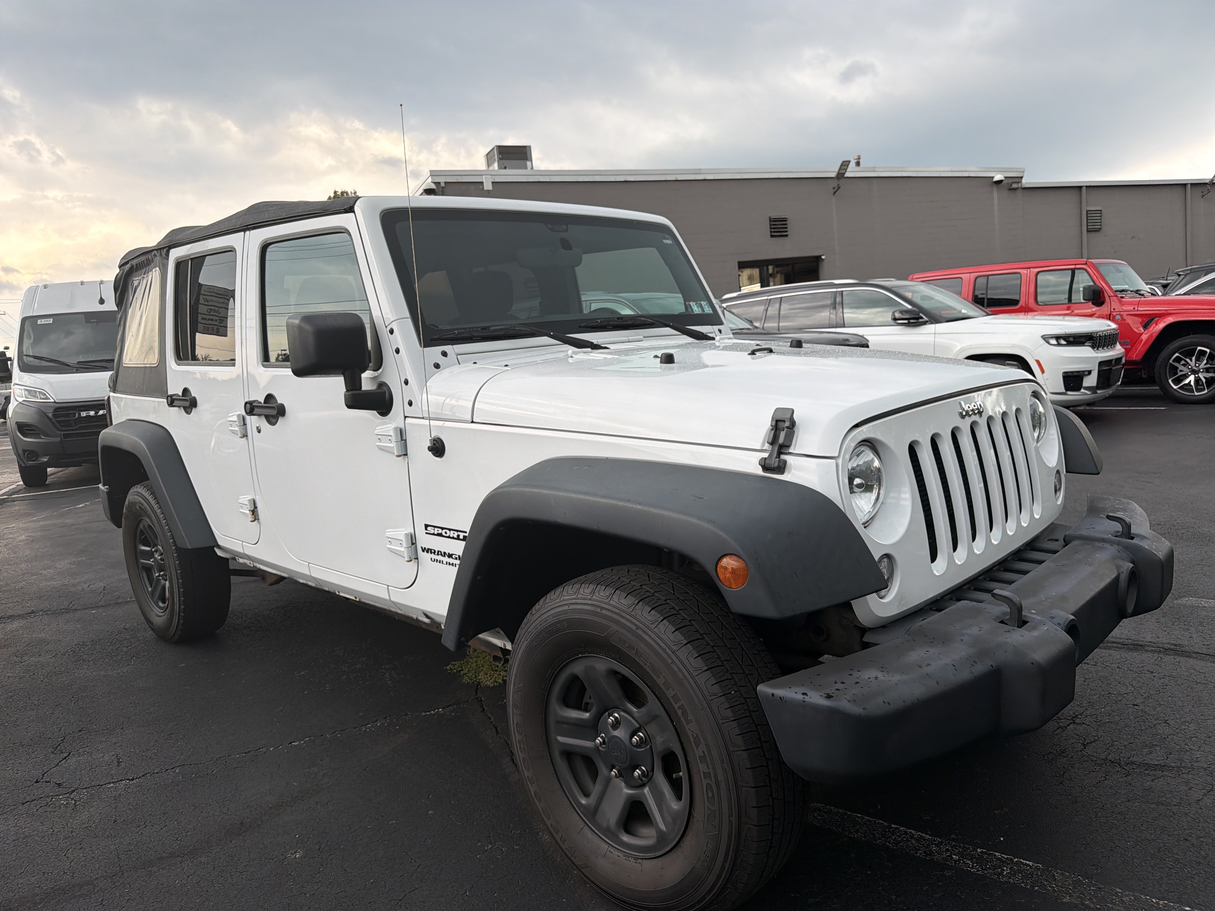 Certified 2016 Jeep Wrangler Unlimited Sport